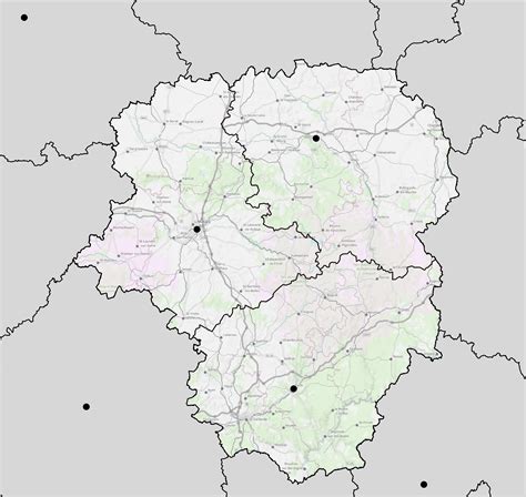 Map Of Limousin France