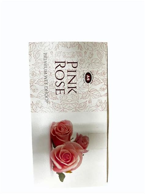 Material Charcoal Pink Rose Premium Wet Dhoop Stick At Rs 500 Box In