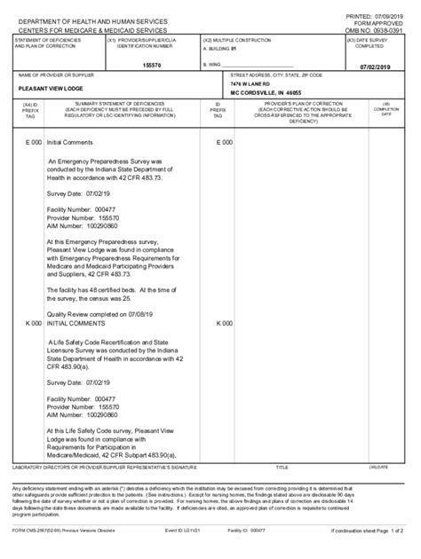 Fillable Online Cordova Community Medical Ltc Life Safety Code Revisit