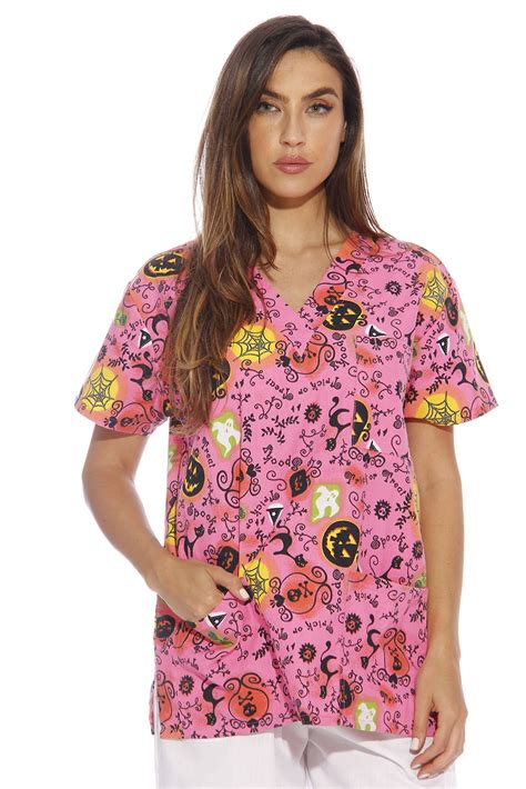 Just Love 216vg 4 2x Just Love Womens Scrub Tops Holiday Scrubs