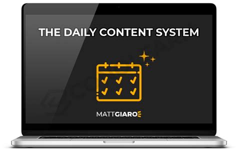 Matt Giaro The Daily Content System Econolearn