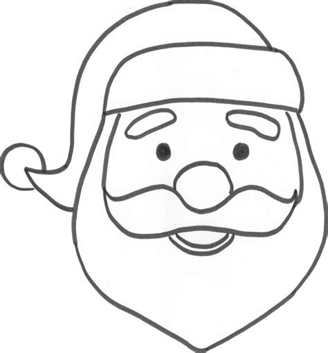 Pere Noel Dessin Facile / Dessin2_Comment dessiner le visage du Père ...