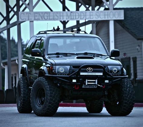 Off Road Ready Toyota Suvs Black Toyota 4runner Toyota 4runner 4runner Toyota