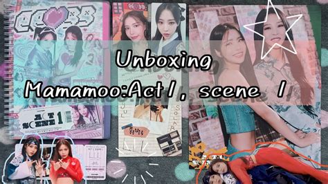 Unboxing Mamamoo Act Scene Mamamoo Youtube