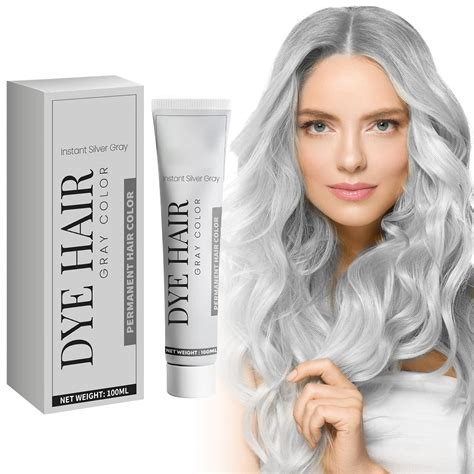 Vikudy Hair Care Hairdressing Package Temporary Silver Gray Hair Spray