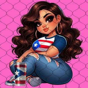 Curvy Boricua Png Curvy Latina Png Plus Size Puerto Rican Girl Png Curvy Woman Png Curvy