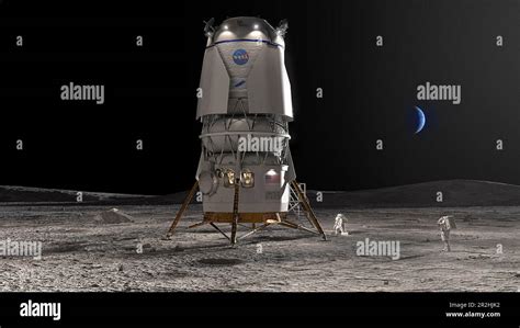 Blue moon lander hi-res stock photography and images - Alamy