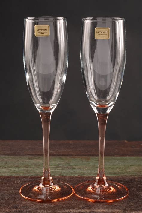 Luminarc Champagne Flutes Six Wllts