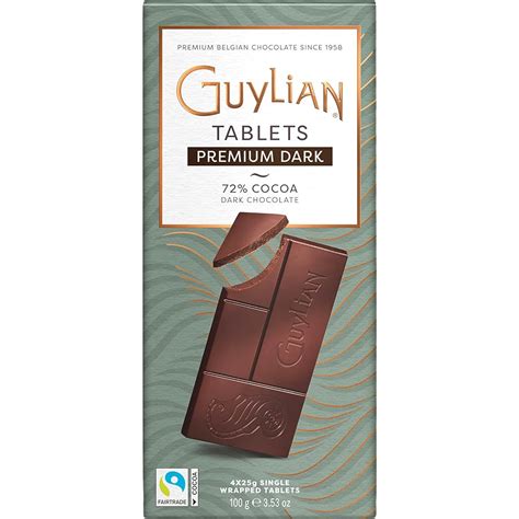 Guylian Belgian Chocolates Premium Dark 72 Bars 100g Villa Market