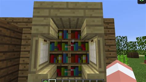 Minecraft: 10 Bookshelf Designs - YouTube