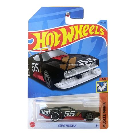 Carro Hot Wheels Count Muscula Hkj Preto C Shopee Brasil