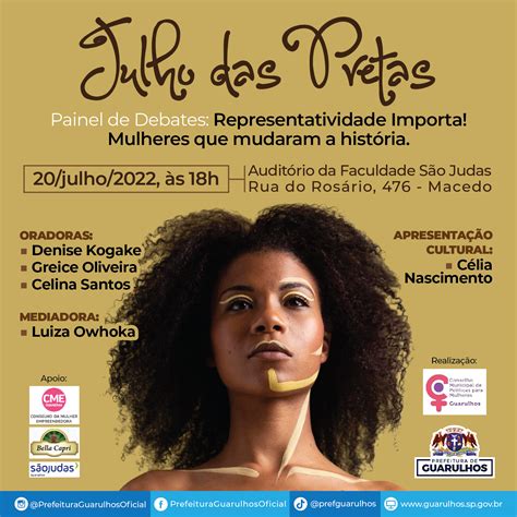 Guarulhos Promove Debates Sobre A Representatividade De Mulheres Negras