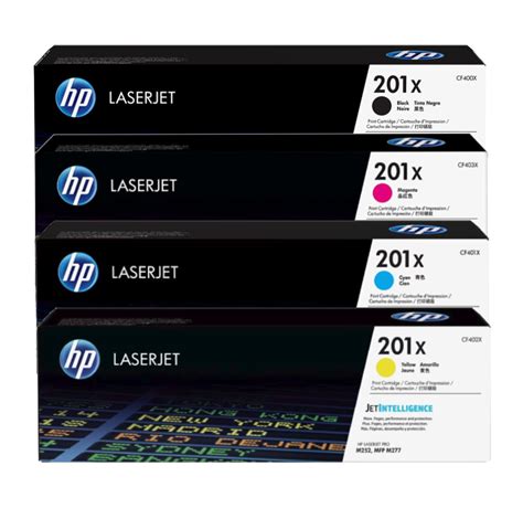 Combo cartucho de toner HP 201X Negro y 201X Colores Original - J S ...