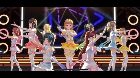 LLSIFAS Kimi No Hitomi O Meguru Bouken MV Aqours Koi Ni Naritai