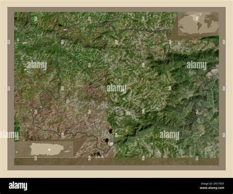 Barranquitas, municipality of Puerto Rico. High resolution satellite ...