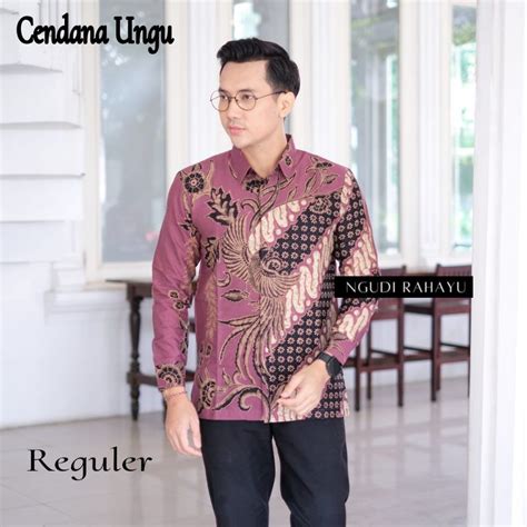 Jual Hem Kemeja Baju Batik Pria Satrio Dewo Batik Laki Laki Slimfit