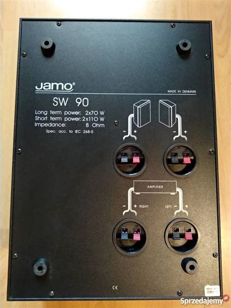 Woofer Subwoofer JAMO SW 90 Chorzów - Sprzedajemy.pl
