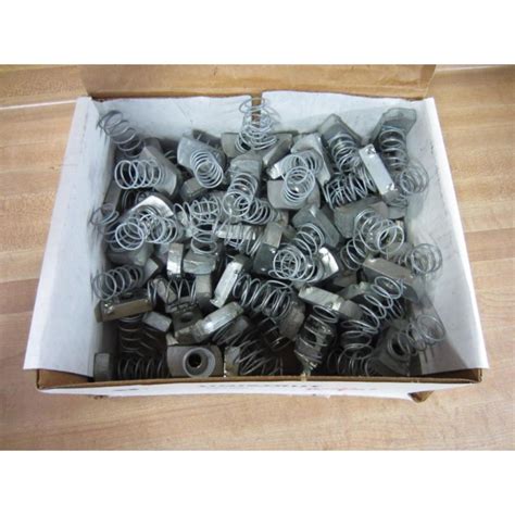 Unistrut P1008 Nut With Spring 38 Eg Finish Pack Of 100 Mara