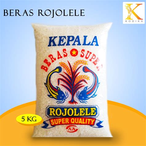 Jual Beras Kg Rojolele Cap Bunga Beras Putih Kodika Shopee Indonesia