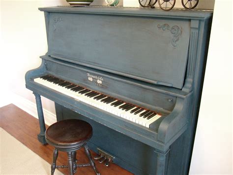 Repurposed Gems Milk Painted Piano