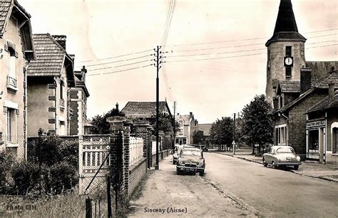 Sinceny Sinceny 02 Vue de l église Carte postale ancienne et