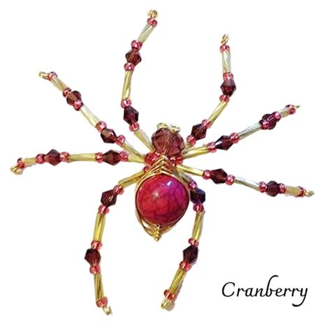 Pet Spiders Cranberry is looking for a home beads and wire | Etsy