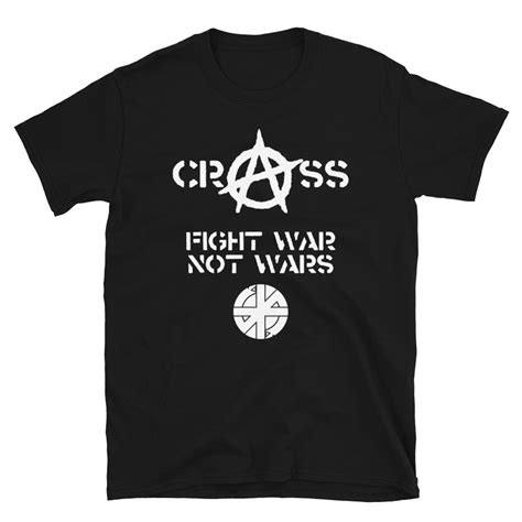 Crass Punk Band T Shirt Anti War Crass T Shirt Anarchy Etsy