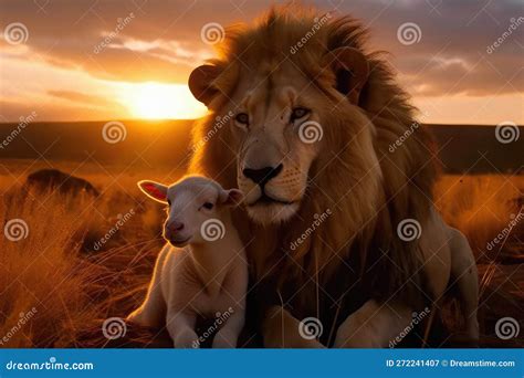 The Lion And The Lamb Bible Description Of The Coming Of Jesus Christ