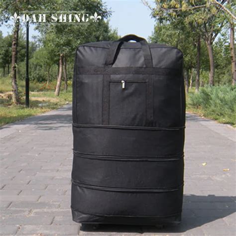 Large Capacity Portable Oxford Fabric Travel Luggage Bag Large Moving Bags Checked Bag Universal