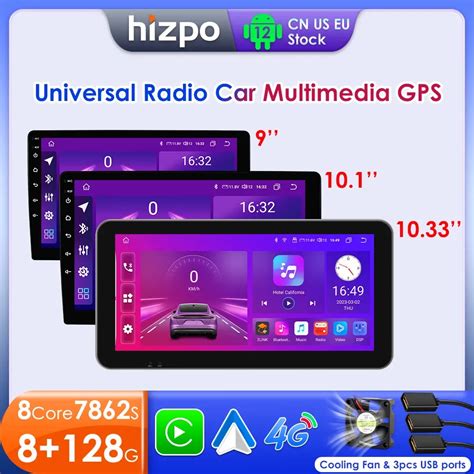 Hizpo Android 12 Car Radio Autoradio 2 Din 9 10 10 33 Universal WIFI GPS