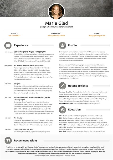Freelance Marketing Consultant Resume | Templates at
