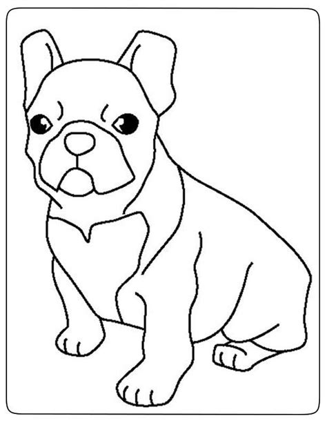 13 Pascher Coloriage Bouledogue Français Stock Dog Coloring Page