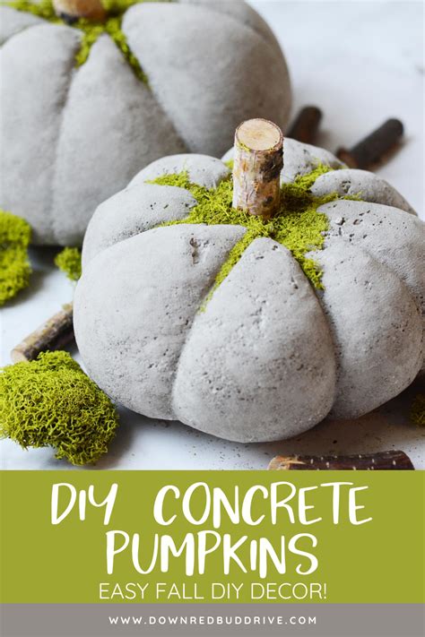 You Won T Believe How Quick And Easy These DIY Concrete Pumpkins Are To