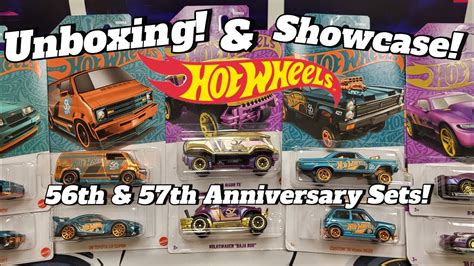 Hot Wheels Th And Th Anniversary Set Unboxing Showcase YouTube