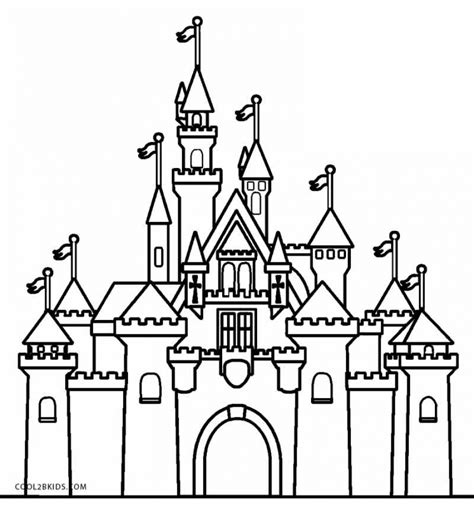 Get This Castle Coloring Pages Free bgo7