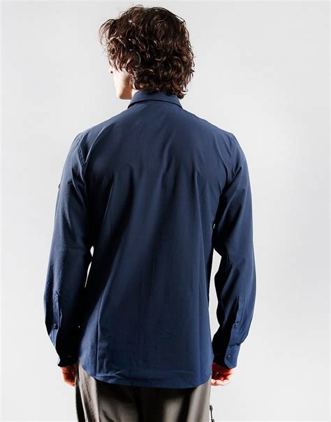 Fjällräven Abisko Trekking Shirt Dark Navy Terraces Menswear