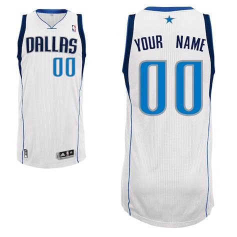 Men's Dallas Mavericks White Custom Authentic Jersey - NBA Store