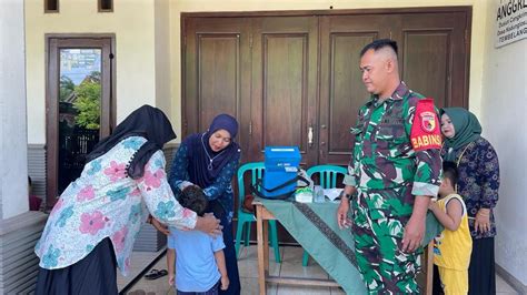 Desa Kedunglosari Gelar Sub Pin Polio Tahap Babinsa Koramil