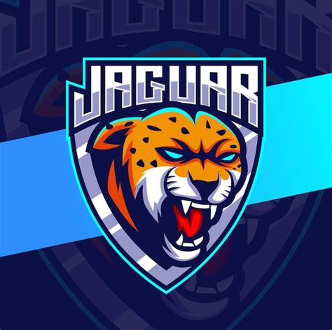 Premium Vector Angry Jaguar Leopard Mascot Esport Logo Designs