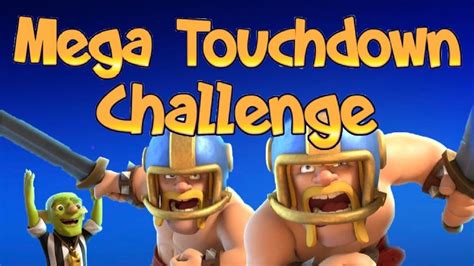 PLAYING THE MEGA TOUCHDOWN CHALLENGE WITH RANDOM DECKS Clash Royale