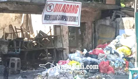 NUSABALI Warga Keluhkan Sampah Di Pasar Senggol