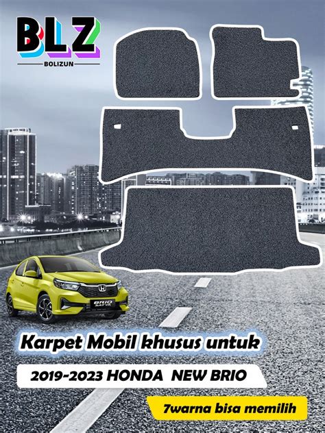 Jual Bolizun Karpet Mobil Mie Bihun Custom Honda New Brio