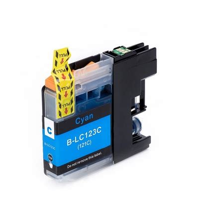 Brother LC 123 Cyan Compatible Inkjet Cartridge CDRmarket