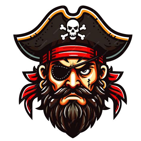 Premium Vector | Pirate vector logo