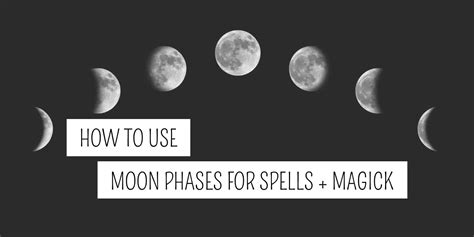 How To Use The Moon Phases For Spells And Magick