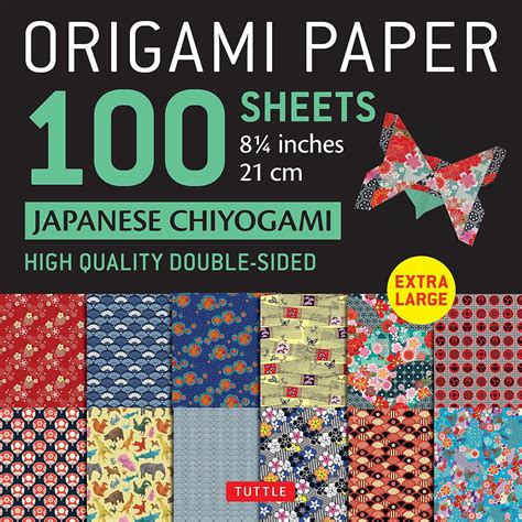 Amazon Origami Paper Sheets Japanese Chiyogami Extra Large