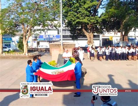 Realizan Honores A La Bandera Por El 188 Aniversario Luctuoso De