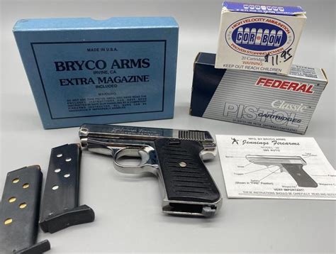 Auction Ohio Jennings Bryco 38 Pistol