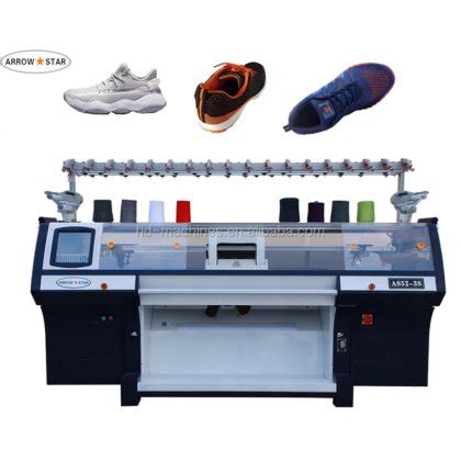 3D Sports Running Shoe Upper Flat Knitting Machine Of 52 14GG 3 System