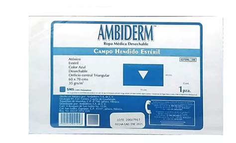 Campo Hendido Esteril Ambiderm 60 X 70 Cm 5 Pzas MercadoLibre